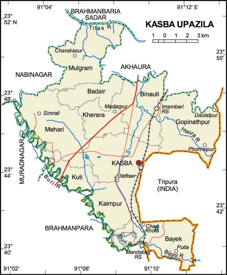 কসবা উপজেলা সম্পর্কে